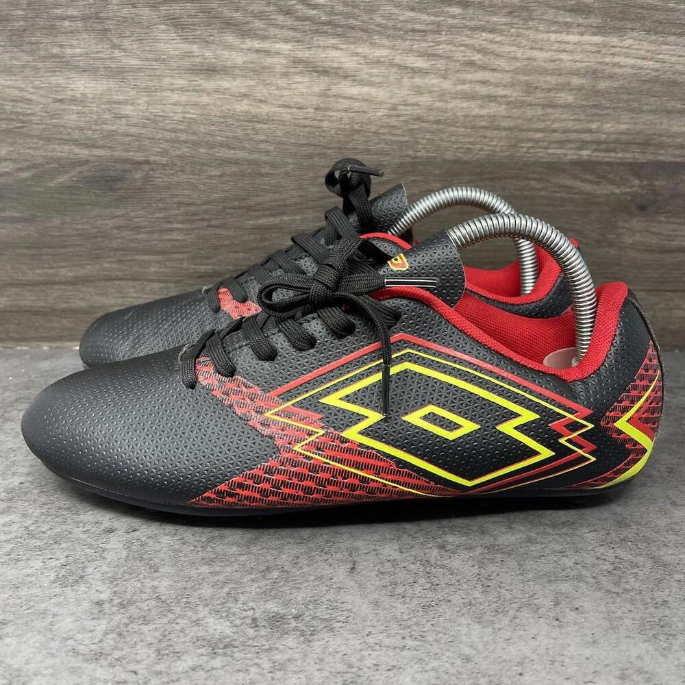 Lotto Forza Elite 3 Soccer Cleats Mens Size 7 Black Red Yellow